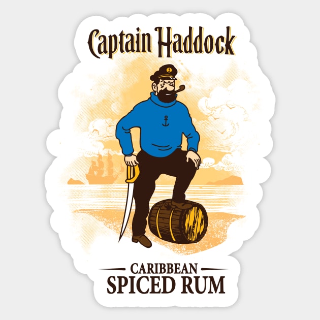 Spiced Rum Sticker by Daletheskater